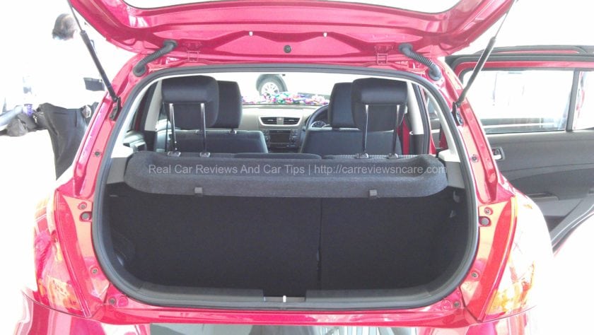 Suzuki Swift 1.4 CBU Luggage Room