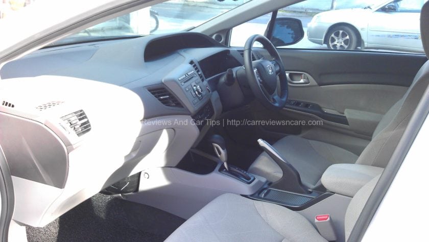 Honda Civic 1.8S Front Seat View