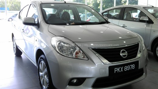 Nissan Almera 1.5L V A/T Front View