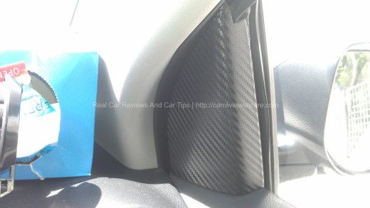 Vios Internal Plastic Cover Carbon Fiber sticker