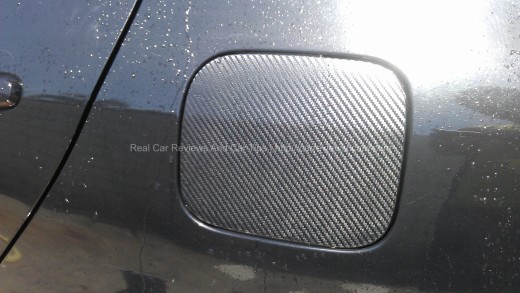 Fuel Cap Carbon Fiber on Toyota Vios