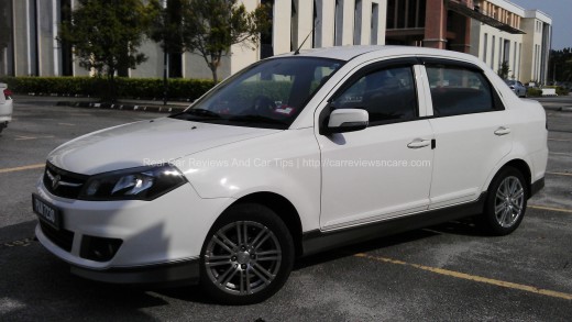 Side View of Proton Saga FLX 1.6 SE