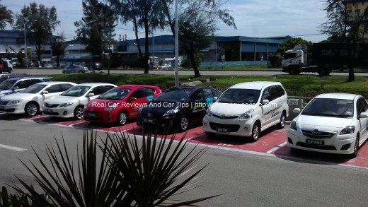 Test Drive Units in Toyota Service Center Prai