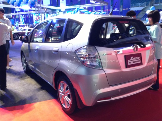 Honda Jazz Hybrid Back View