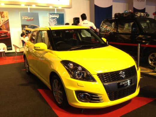 Suzuki Swift Sport Yellow Front View