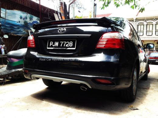 Toyota Vios GT Street Rear View