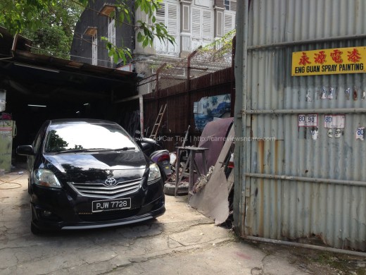 Toyota Vios GT Street in the Car Body Spray