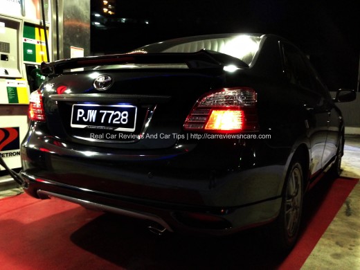 Toyota Vios GT Street Rear View