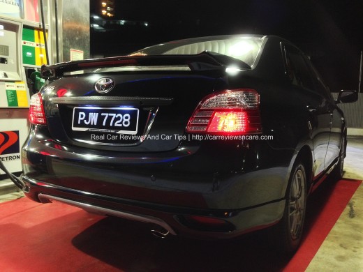 Toyota Vios GT Street Rear View