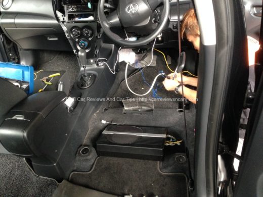 Installation of Philips Active Subwoofer into Toyota Vios 2