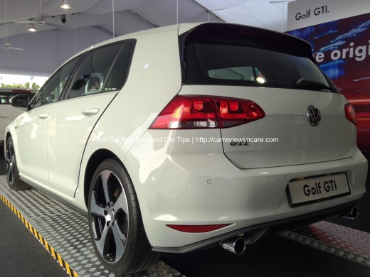 Volkswagen On Tour The Golf GTi Rear View