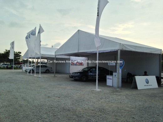 Volkswagen On Tour Test Drive Booth 2013