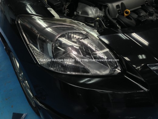 Toyota Vios Headlamp Tinted 