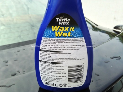 Turtle Wax - Wax it Wet details