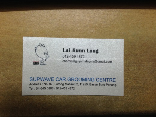 SUPWAVE Car Groaming Name Card