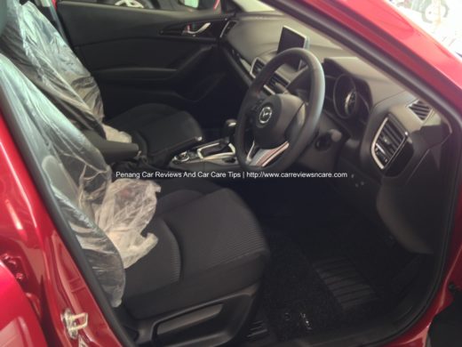 2014 Skyactiv Mazda 3 2.0L Interior 