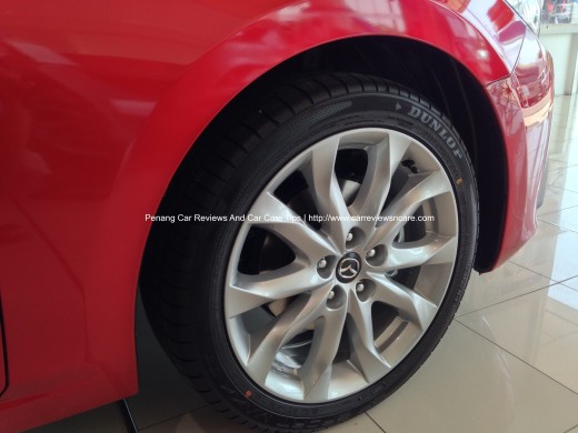 All new Skyactiv Mazda 3 2.0L 215/45 R18 wheels