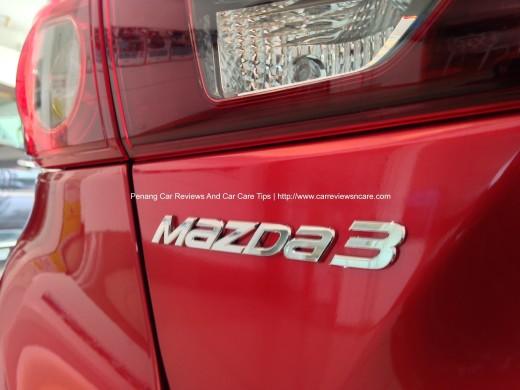 2014 Skyactiv Mazda 3 2.0L Badge