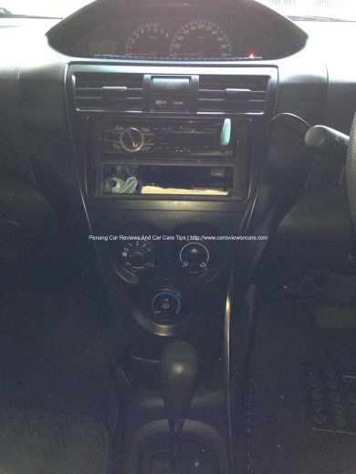 Toyota Vios J Dashboard 