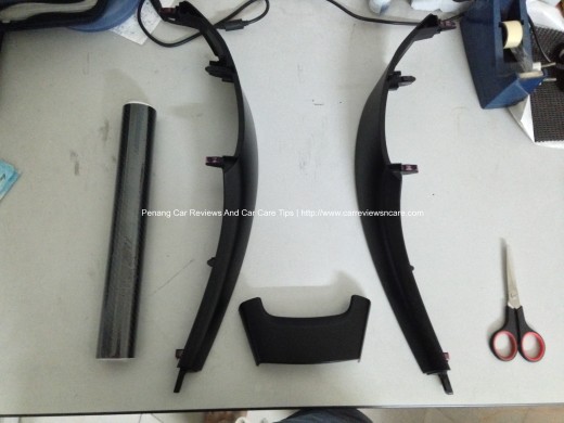 Toyota Vios Interior Trim and Carbon Fiber Vinyl