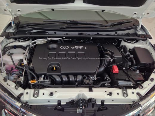 All New 2014 Toyota Altis 2.0E Engine Bay