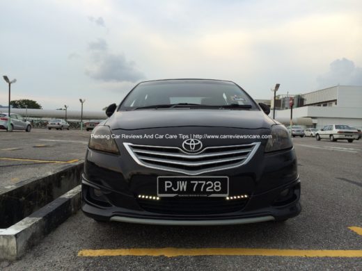 Toyota Vios Tinted Headlamp Front View