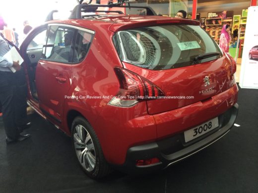 All new Peugeot 3008 Rear View