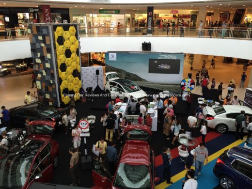 The new Peugeot 3008 roadshow in Queensbay Mall