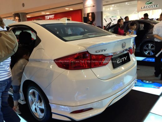 All New Honda City 2014 rear view