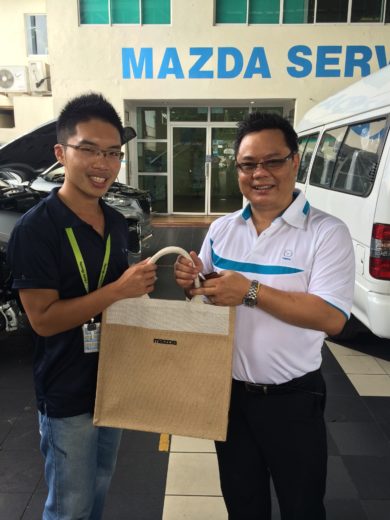 Prize Given by the Mazda 