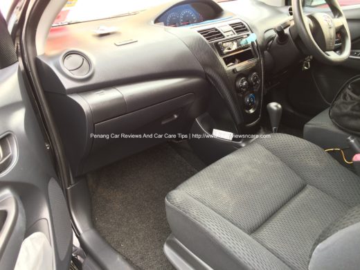 Glove Compartment in Toyota Vios