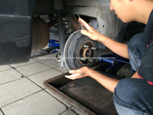 Removing Toyota Vios Drum Brake Cover