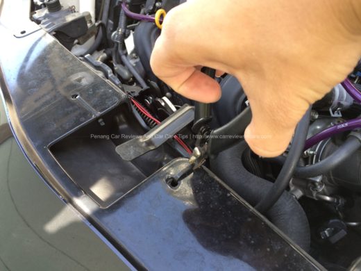 Removing Toyota Vios Front Bumper Cable Ties