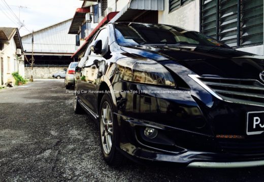 Waxed Toyota Vios GT Street Front View