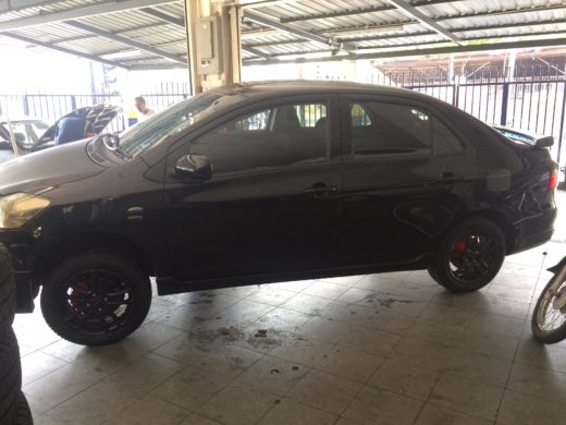 Black TRD Wheels Installing back to Toyota Vios