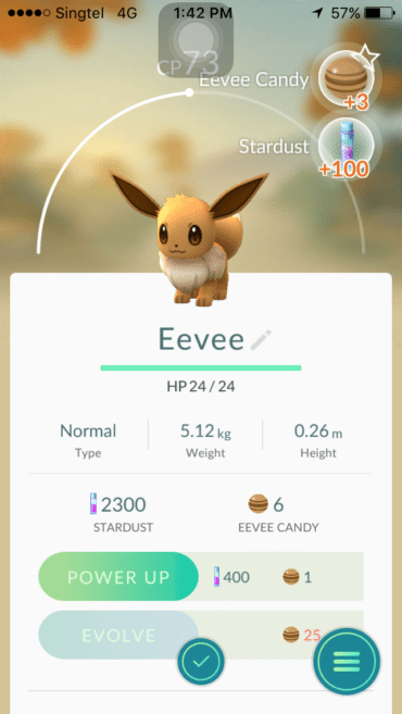 I got a Eevee during my lunch