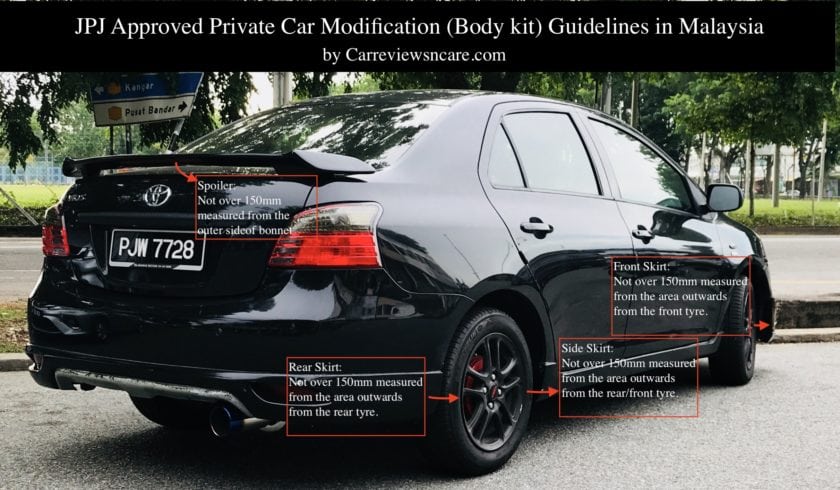 JPJ Rules for Private Car Modifications (Body Kit) in Malaysia | Car RC