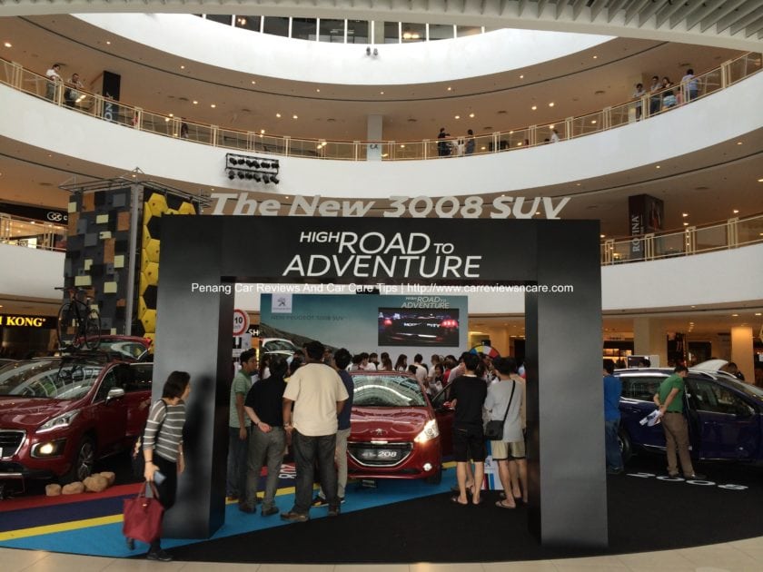 Peugeot 3008 Roadshow in Queensbay Mall