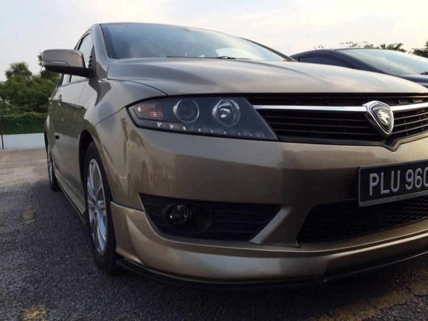 Proton Preve front view with body kit