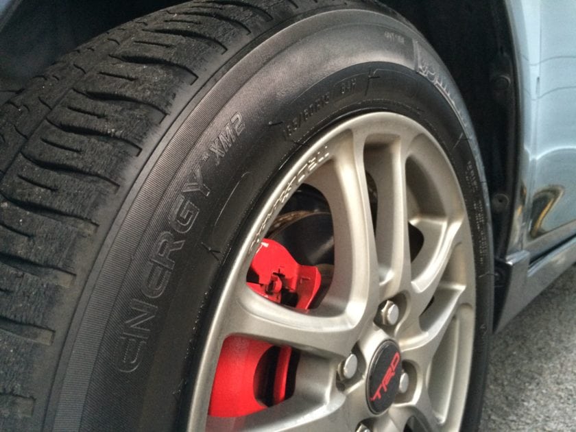 Michelin XM2 Tyre with TRD Wheel