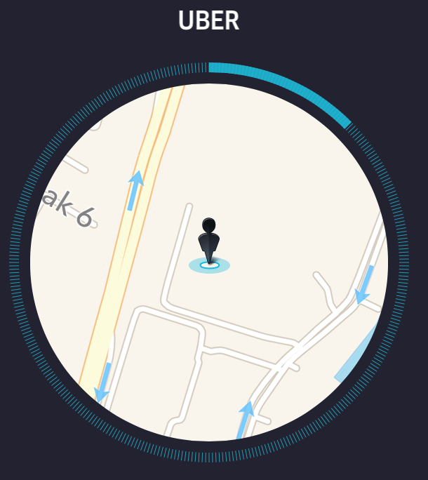 Uber Passenger calling for service