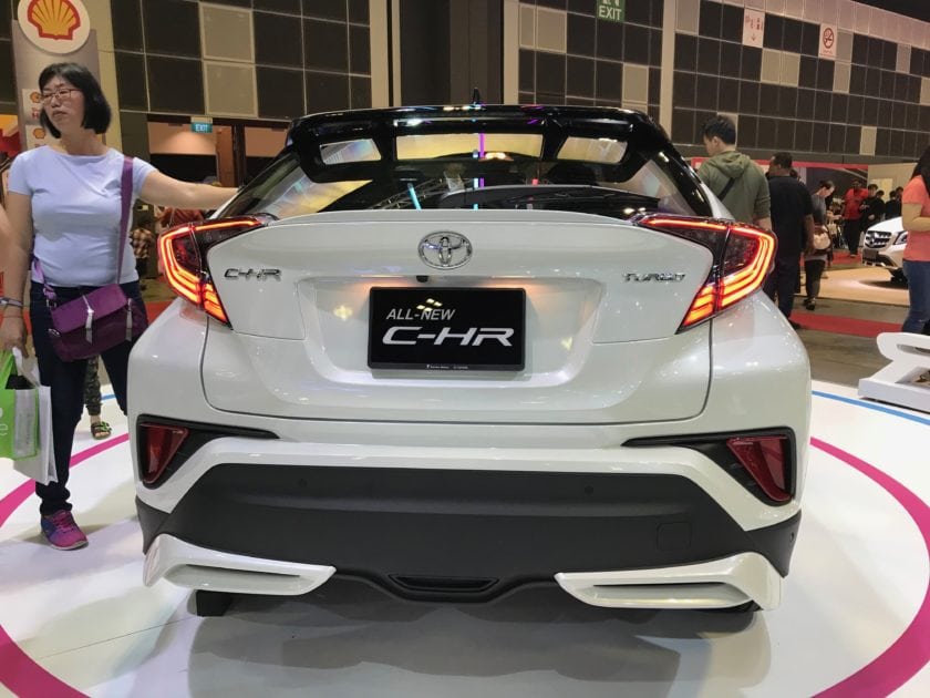 Full Body Kit TRD Toyota C-HR LED Rear View 2