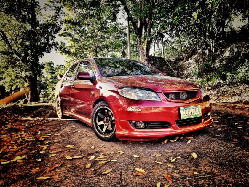 Toyota Vios 1 Gen Red