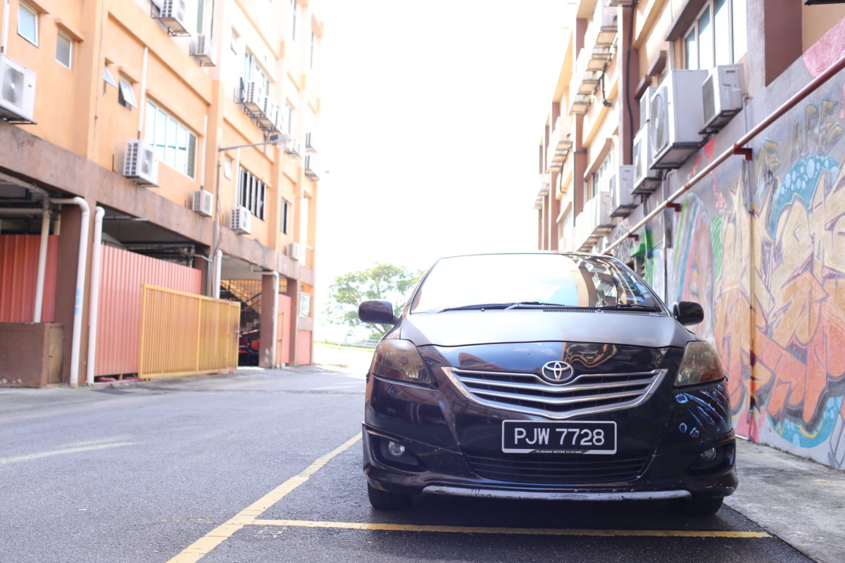 Toyota Vios Black Front View