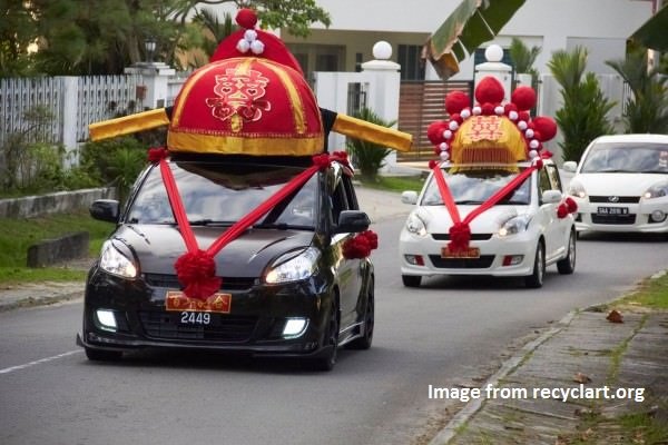 Chinese car wedding 