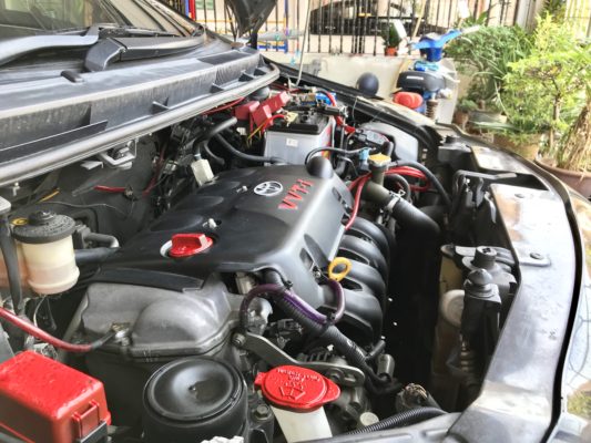 Toyota Vios Engine Bay Make Over with Sport Paint