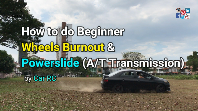 How to do Beginner Wheels Burnout & Powerslide on your A/T Transmission Vehicle