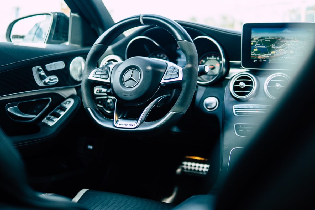 Mercedes Cockpit view