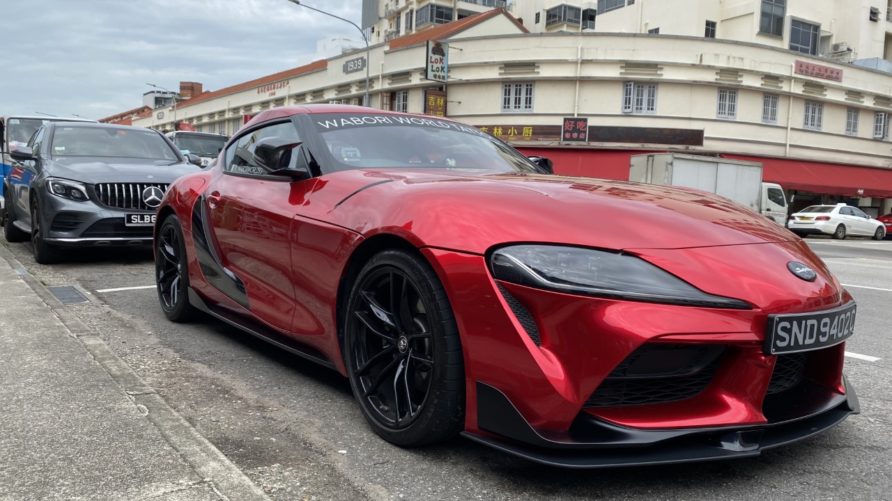 Red Supra Front View in Singapore