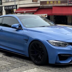 BMW Blue Front View